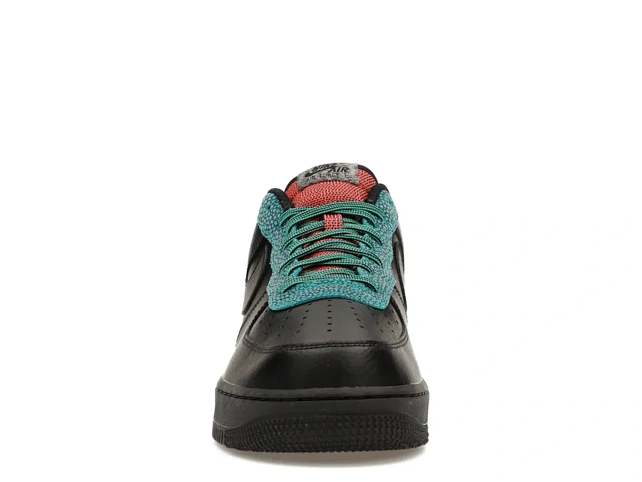 Фото № 2 с приближением к товару «‎Nike Air Force 1 Low '07 LV8 Black Obsidian Mist Orange»