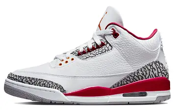 Nike Air Jordan 3 Retro Vintage Basketball shoes Cardinal Red - 1