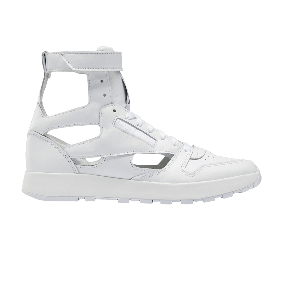 Фото № 1 с приближением к товару «‎Maison Margiela x Reebok Classic Leather Tabi High White»