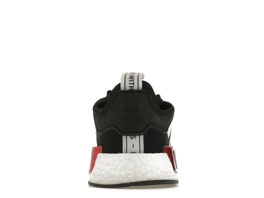 Фото № 4 с приближением к товару «‎adidas NMD R1 Black White Hazy Rose »