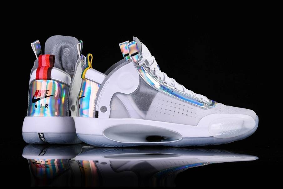 Фото № 4 с приближением к товару «‎Nike Air Jordan 34 Iridescent Zion Williams»
