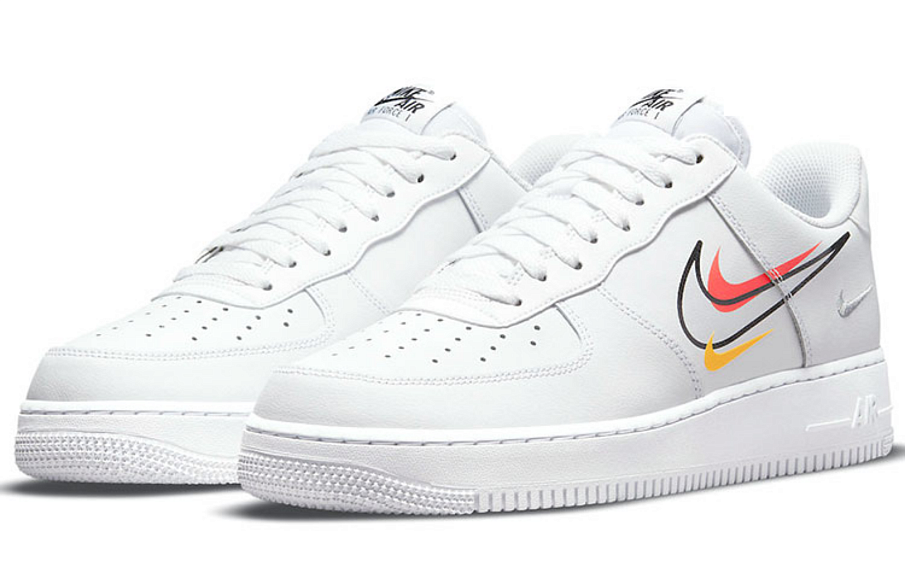 Фото № 4 с приближением к товару «‎Nike Air Force 1 Low "Multi Swoosh" WhiteMulticolor»