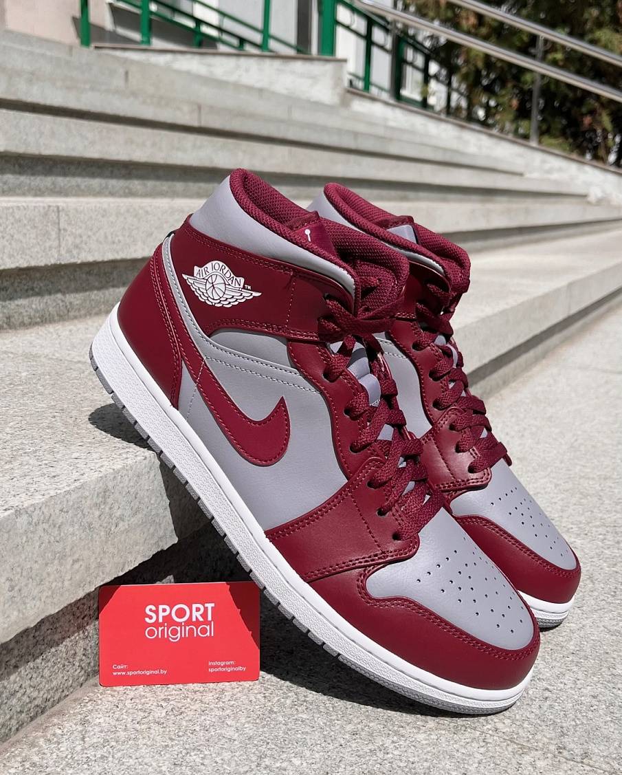 Фото № 1 с приближением к товару «‎Air Jordan 1 Mid "Cherrywood Red"»
