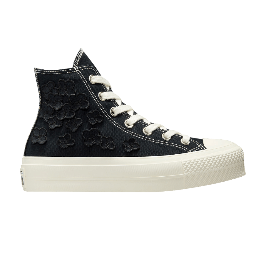 Фото № 1 с приближением к товару «‎Converse Women's Chuck Taylor All Star Lift High 3D Flowers»