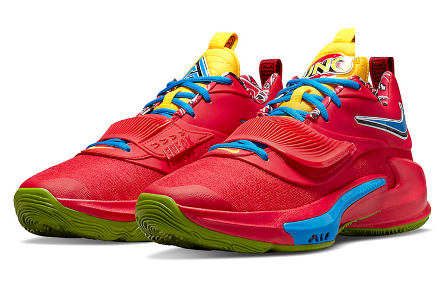 Фото № 3 с приближением к товару «‎UNO x Nike Zoom Freak 3 NRG EP Basketball Shoes Red»