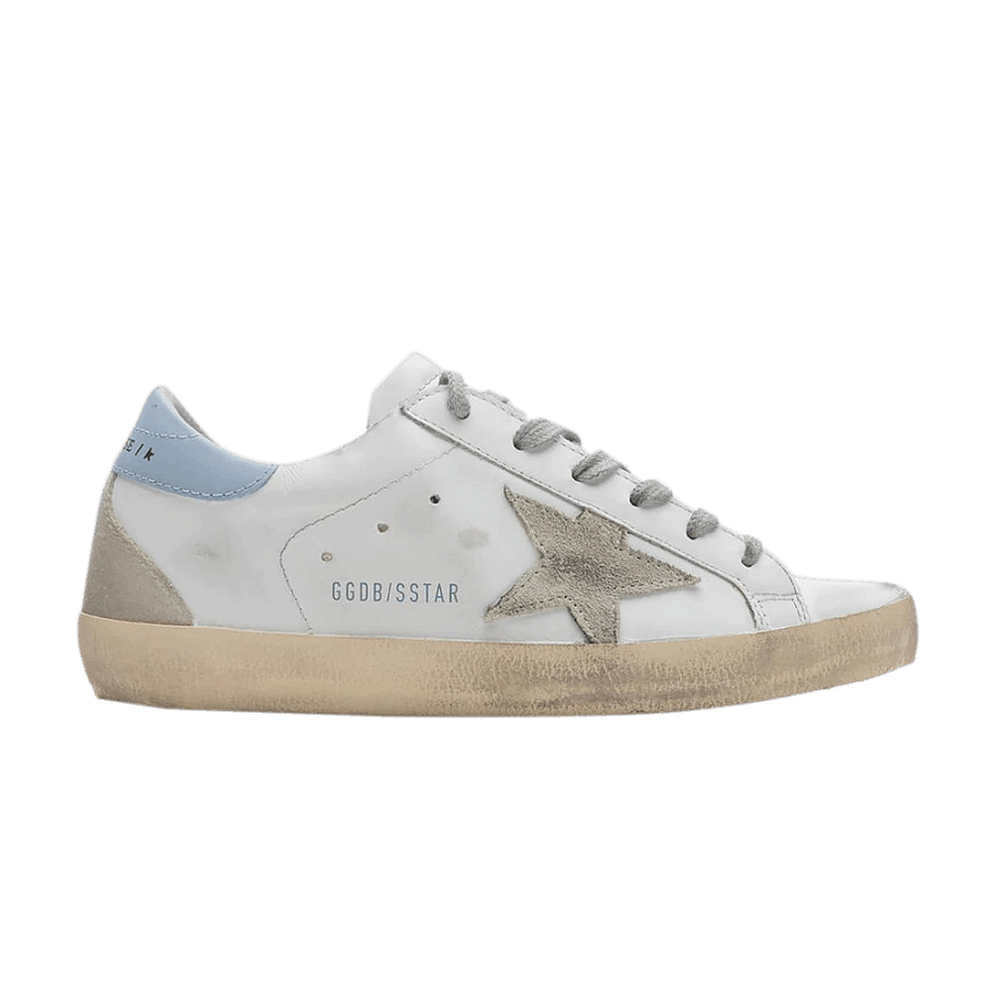 Фото № 1 с приближением к товару «‎Golden Goose Women's Superstar White Powder Blue»