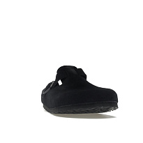 Фото № 2 с приближением к товару «‎Birkenstock Boston Soft Footbed Suede Black»