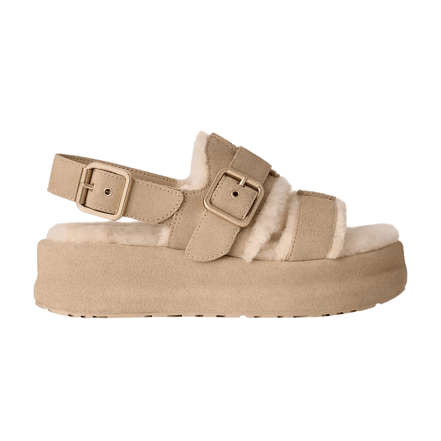 Фото № 1 с приближением к товару «‎UGG Women's Enwrap Sandal Mustard Seed»