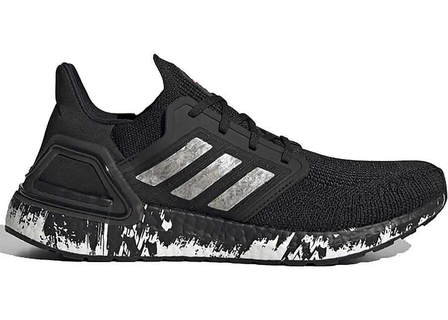 Фото № 1 с приближением к товару «‎adidas Ultra Boost 20 Marble Black»