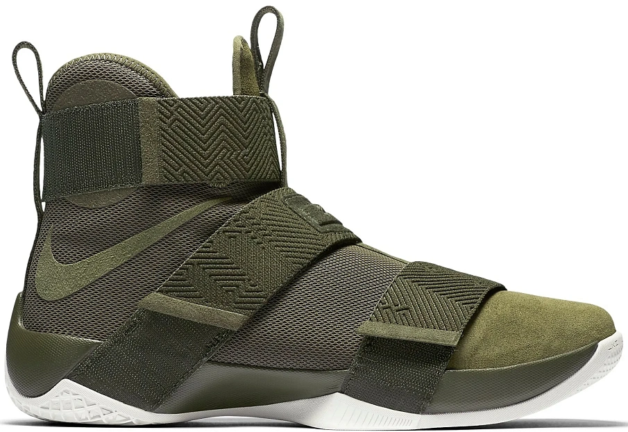 Фото № 1 с приближением к товару «‎Nike LeBron Zoom Soldier 10 Lux Cargo Khaki»