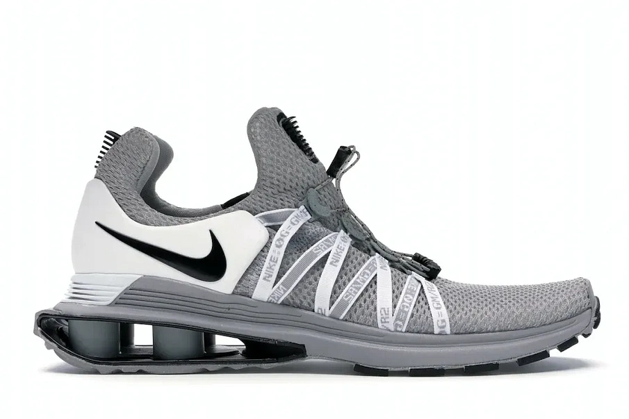 Фото № 1 с приближением к товару «‎Nike Shox Gravity Wolf Grey»