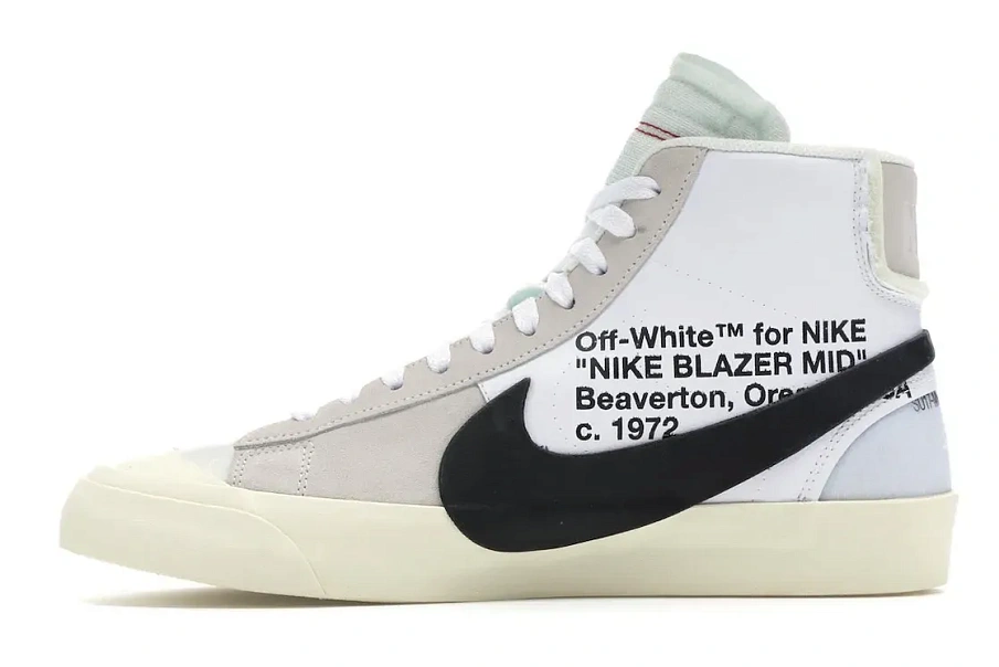 Фото № 3 с приближением к товару «‎Nike Blazer Mid Off-White»