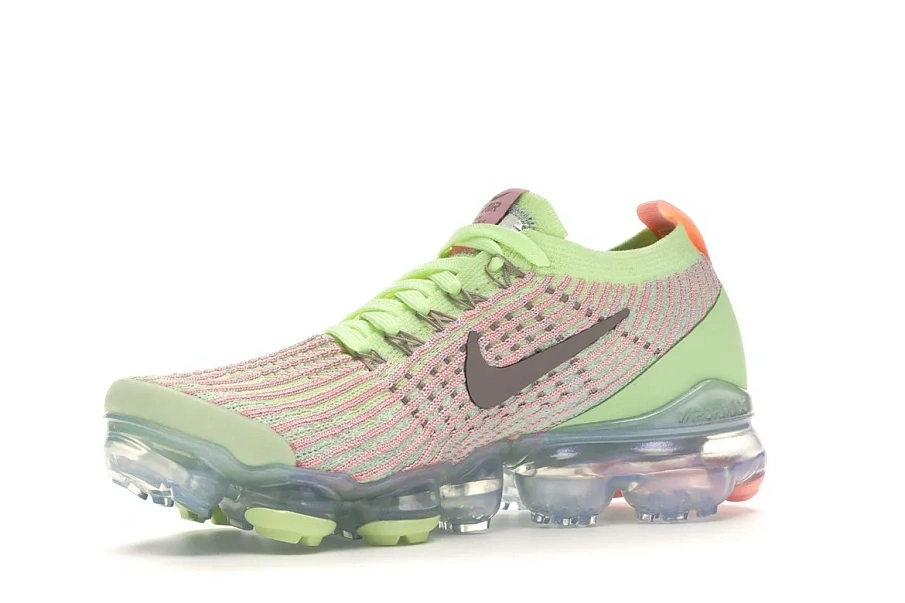 Фото № 2 с приближением к товару «‎Nike Air VaporMax Flyknit 3 Barely Volt Pink Tint »