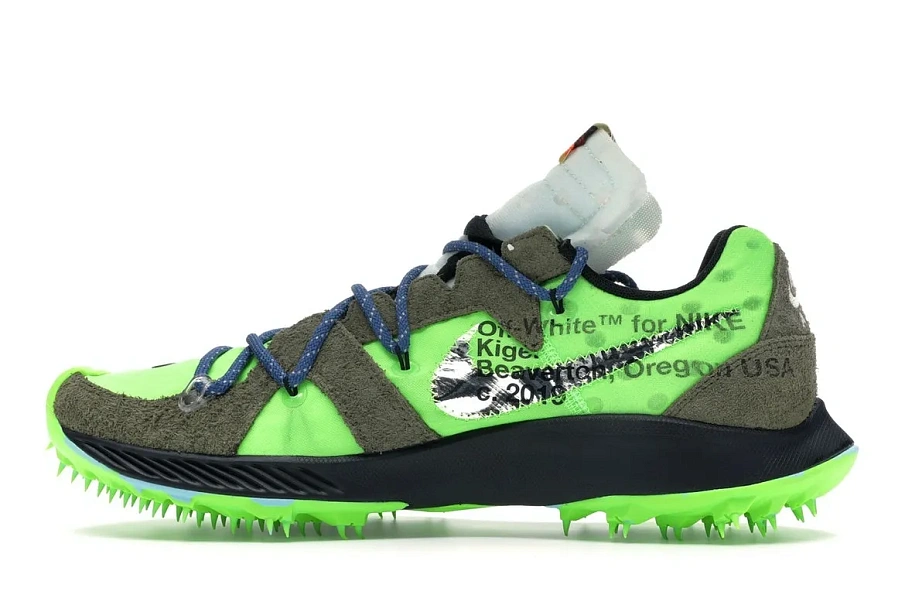 Фото № 6 с приближением к товару «‎Nike Zoom Terra Kiger 5 OFF-WHITE Electric Green »
