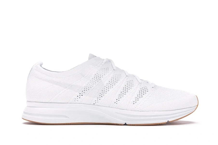 Фото № 1 с приближением к товару «‎Nike Flyknit Trainer White Gum»