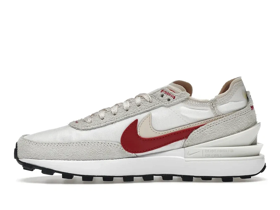 Фото № 3 с приближением к товару «‎Nike Waffle One SE Sail Pearl White Black Gym Red »