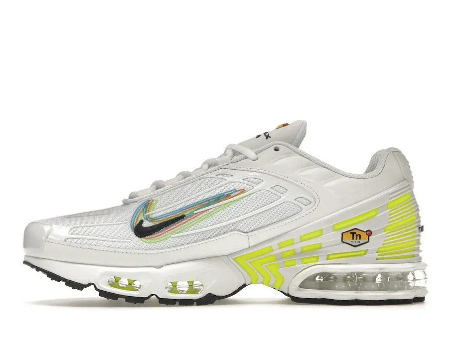 Фото № 3 с приближением к товару «‎Nike Air Max Plus 3 3D Swoosh White Volt»