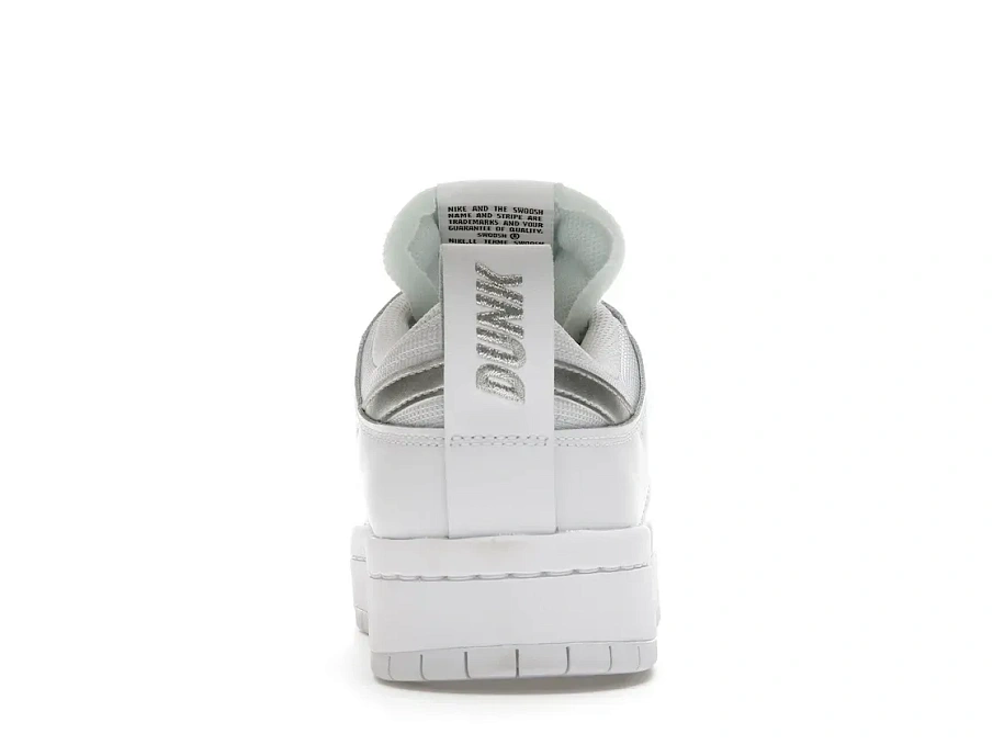 Фото № 4 с приближением к товару «‎Nike Dunk Low Disrupt White Silver »