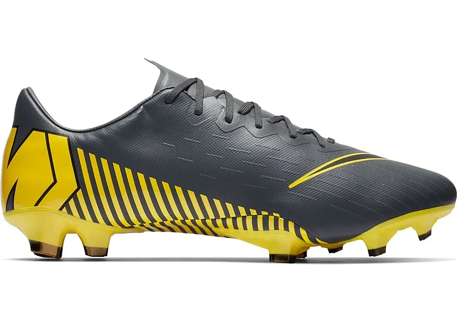 Фото № 1 с приближением к товару «‎Nike Mercurial Vapor 12 Pro FG Dark Grey Opti Yellow»