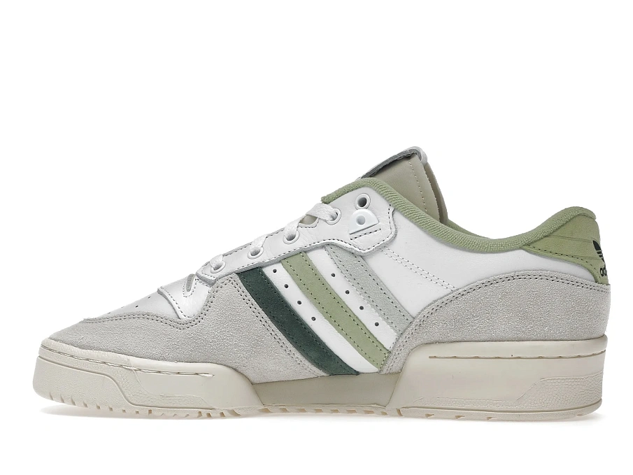 Фото № 5 с приближением к товару «‎adidas Rivalry Low Footwear White Linen Green»