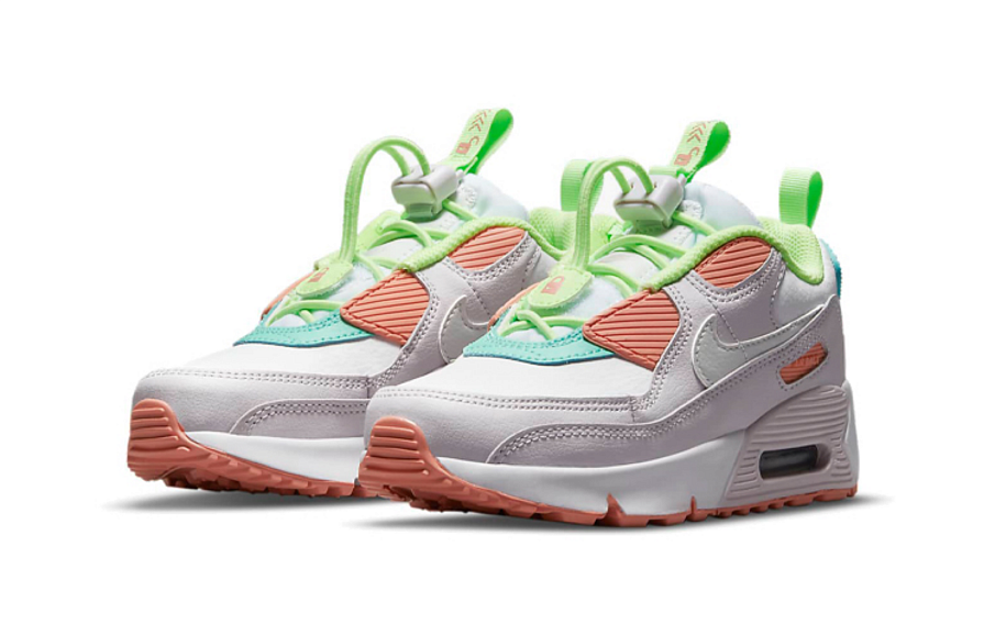Фото № 3 с приближением к товару «‎Nike Air Max 90 Toggle PS 'White Crimson Bliss'»