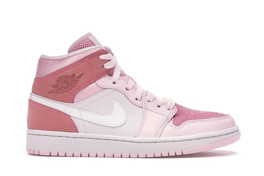 Фото № 1 с приближением к товару «‎Jordan 1 Mid Digital Pink »