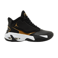 Фото № 1 с приближением к товару «‎Air Jordan Max Aura 4 GS Black Metallic Gold»