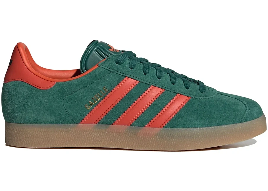Фото № 1 с приближением к товару «‎adidas Gazelle Collegiate Green Preloved Red»