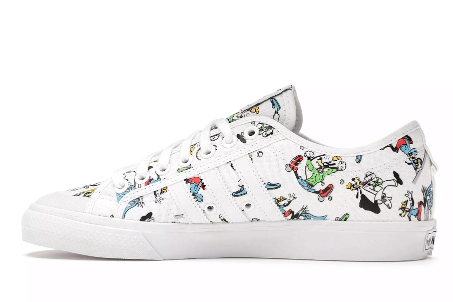 Фото № 5 с приближением к товару «‎adidas Nizza Disney Sport Goofy White»