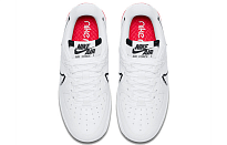 Фото № 4 с приближением к товару «‎Nike Air Force 1 React (Gs) Skate Shoes WhiteBlackRed»