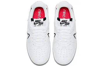 Nike Air Force 1 React (Gs) Skate Shoes WhiteBlackRed - 7