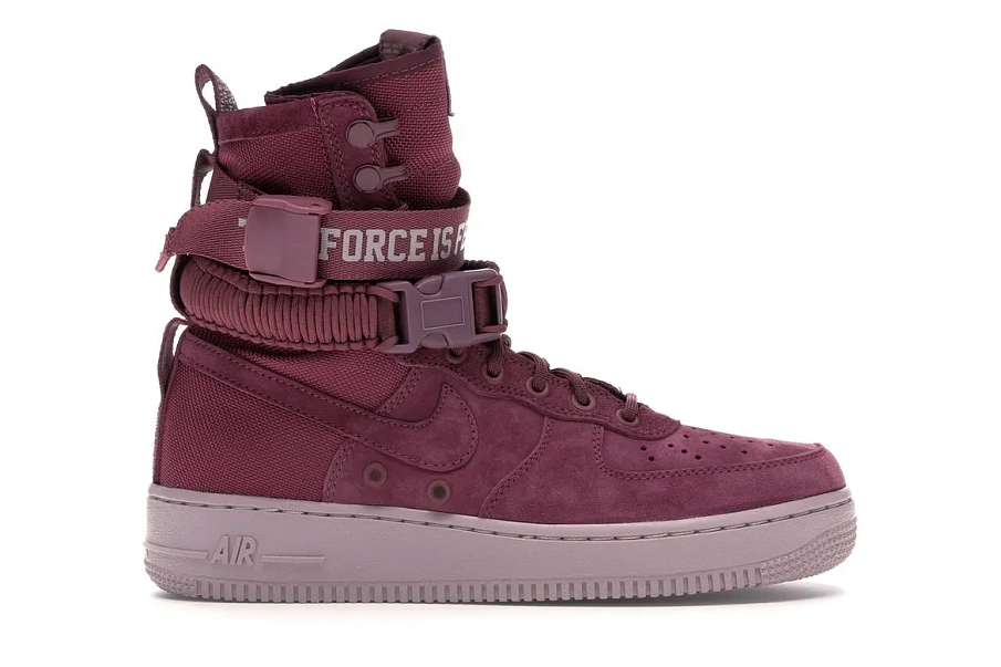 Фото № 1 с приближением к товару «‎Nike SF Air Force 1 High Force Is Female Vintage Wine »