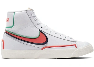 Nike Blazer Mid 77 Infinite White Crimson 