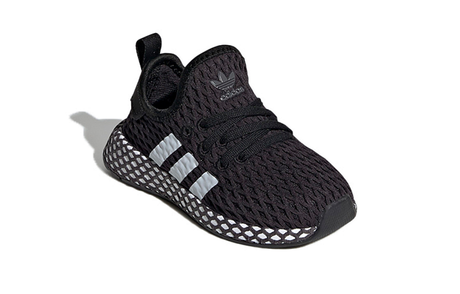 Фото № 3 с приближением к товару «‎adidas originals Deerupt Runner (TD) BlackWhite»