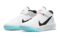 Фото № 3 с приближением к товару «‎Nike Team Hustle D 10 Flyease (Gs) Basketball Shoes WhiteBlue»