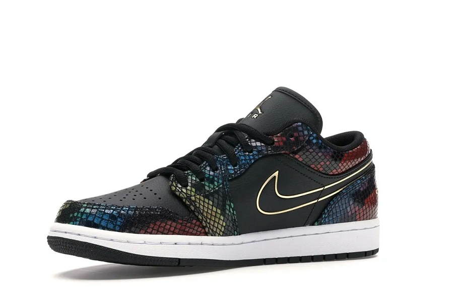 Фото № 3 с приближением к товару «‎Jordan 1 Low Multicolor Snakeskin (2020) »