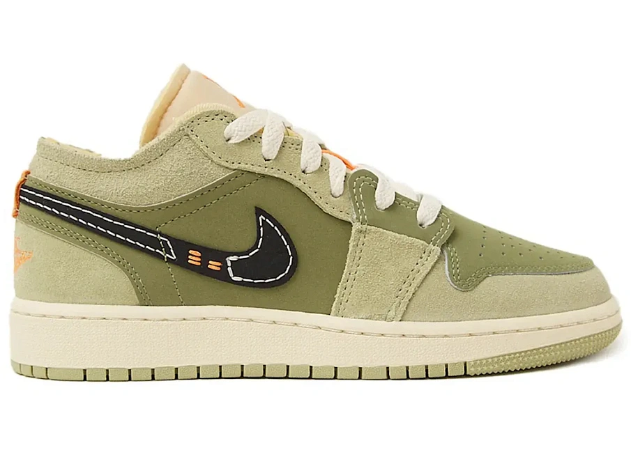 Фото № 1 с приближением к товару «‎Jordan 1 Low SE Sky J Light Olive »