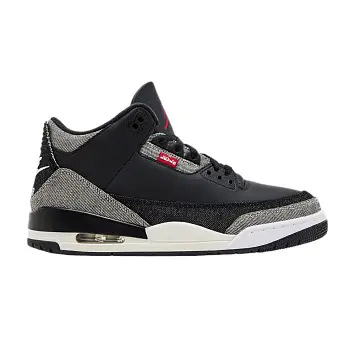Levis x Air Jordan 3 Retro SP Black Denim - 1