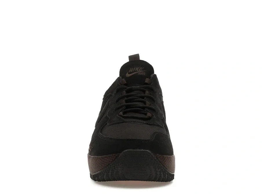 Фото № 2 с приближением к товару «‎Nike Air Force 1 Wild Low Black Velvet Brown »