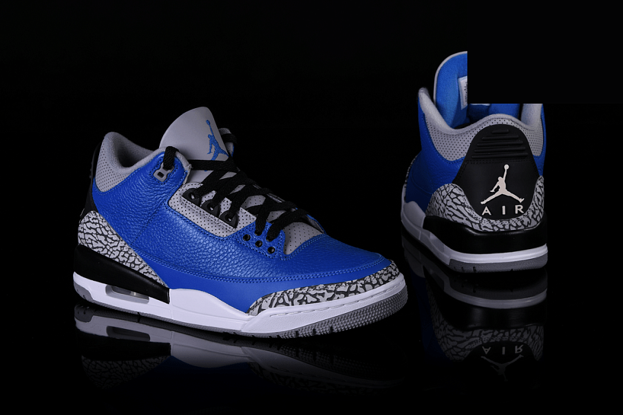 Фото № 3 с приближением к товару «‎Nike Air Jordan 3 Retro Royal »