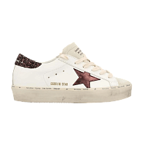 Фото № 1 с приближением к товару «‎Golden Goose Women's Hi Star Glitter Heel -White Purple»