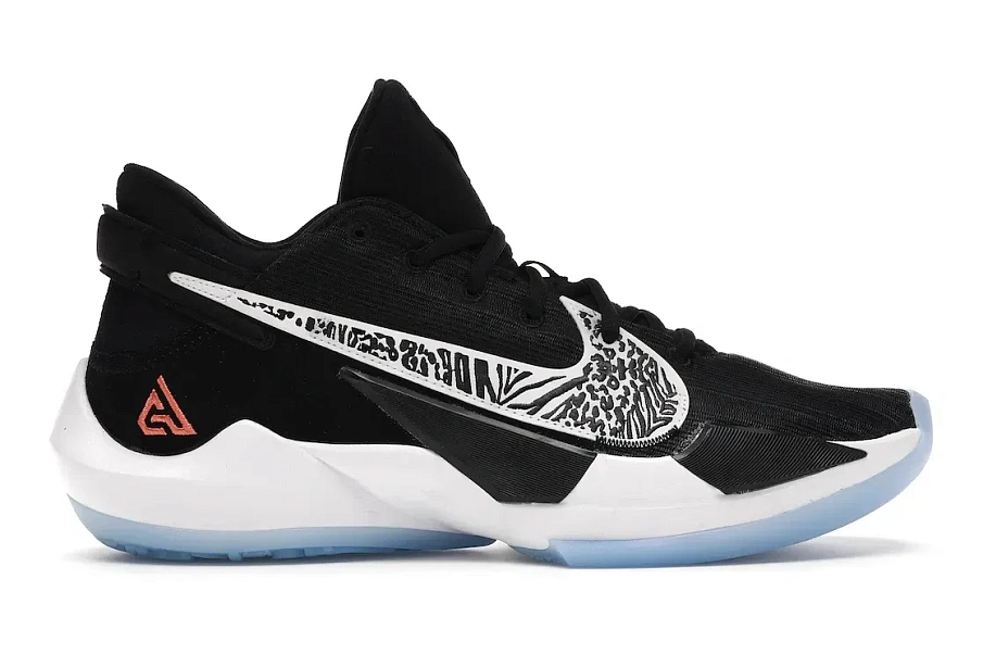 Фото № 1 с приближением к товару «‎Nike Zoom Freak 2 Black White»