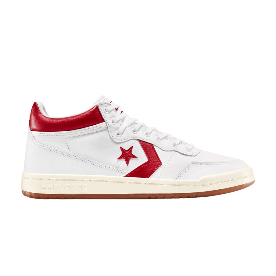 Фото № 1 с приближением к товару «‎Converse Fastbreak Pro Leather Mid Metallic White Red»
