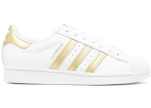 adidas Superstar White Gold Metallic 