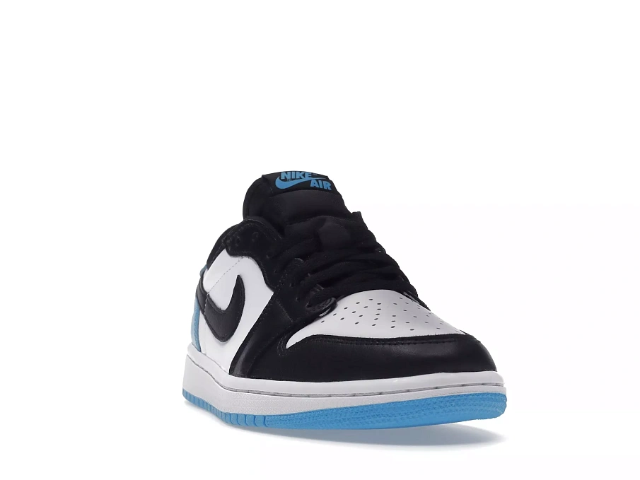 Фото № 2 с приближением к товару «‎Jordan 1 Low Black Dark Powder Blue »