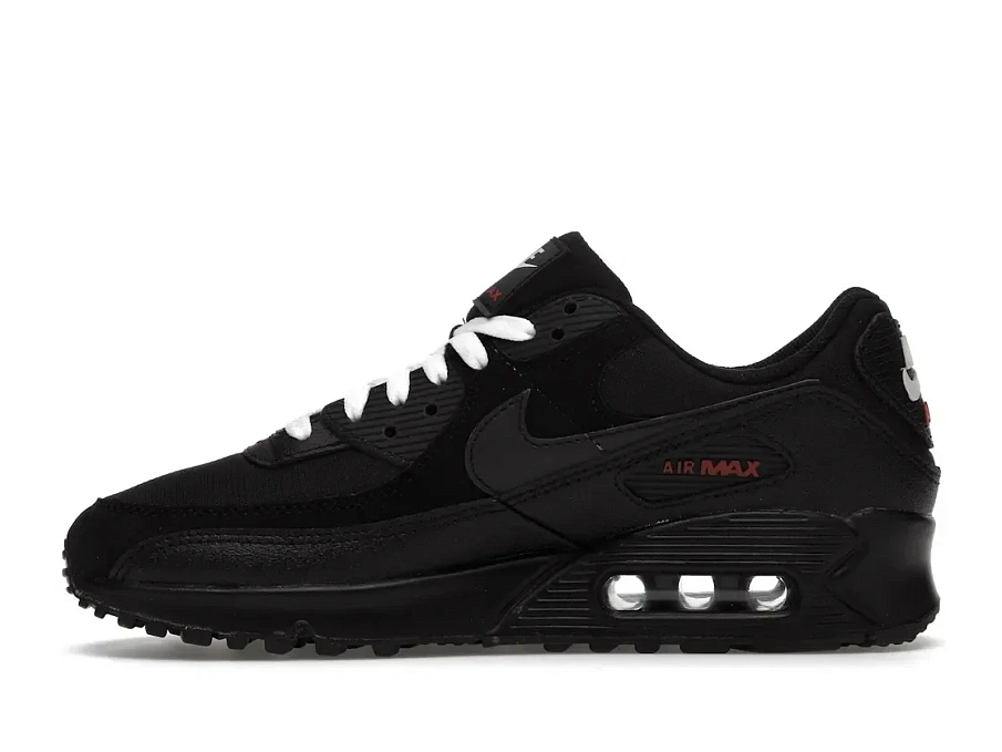 Фото № 3 с приближением к товару «‎Nike Air Max 90 Black Sport Red»