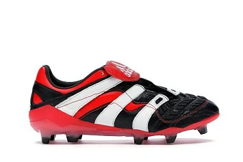 adidas Predator Accelerator Firm Ground Cleat Black White Red - 1