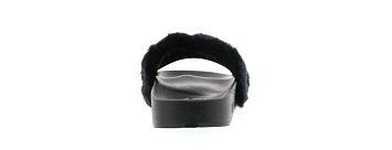 Puma Fur Slide Fur Slide Black  - 6