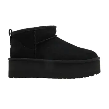 UGG Women's Classic Ultra Mini Platform Boot Black - 1