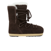 Фото № 1 с приближением к товару «‎Moon Boot Evx Suede Shearling Boot Dark Brown»